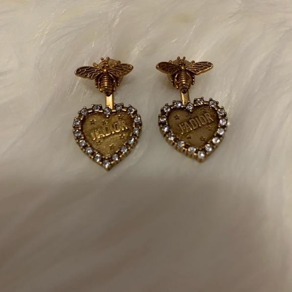 J’a Dior 2019 heart shaped earrings - Picture 1 of 7